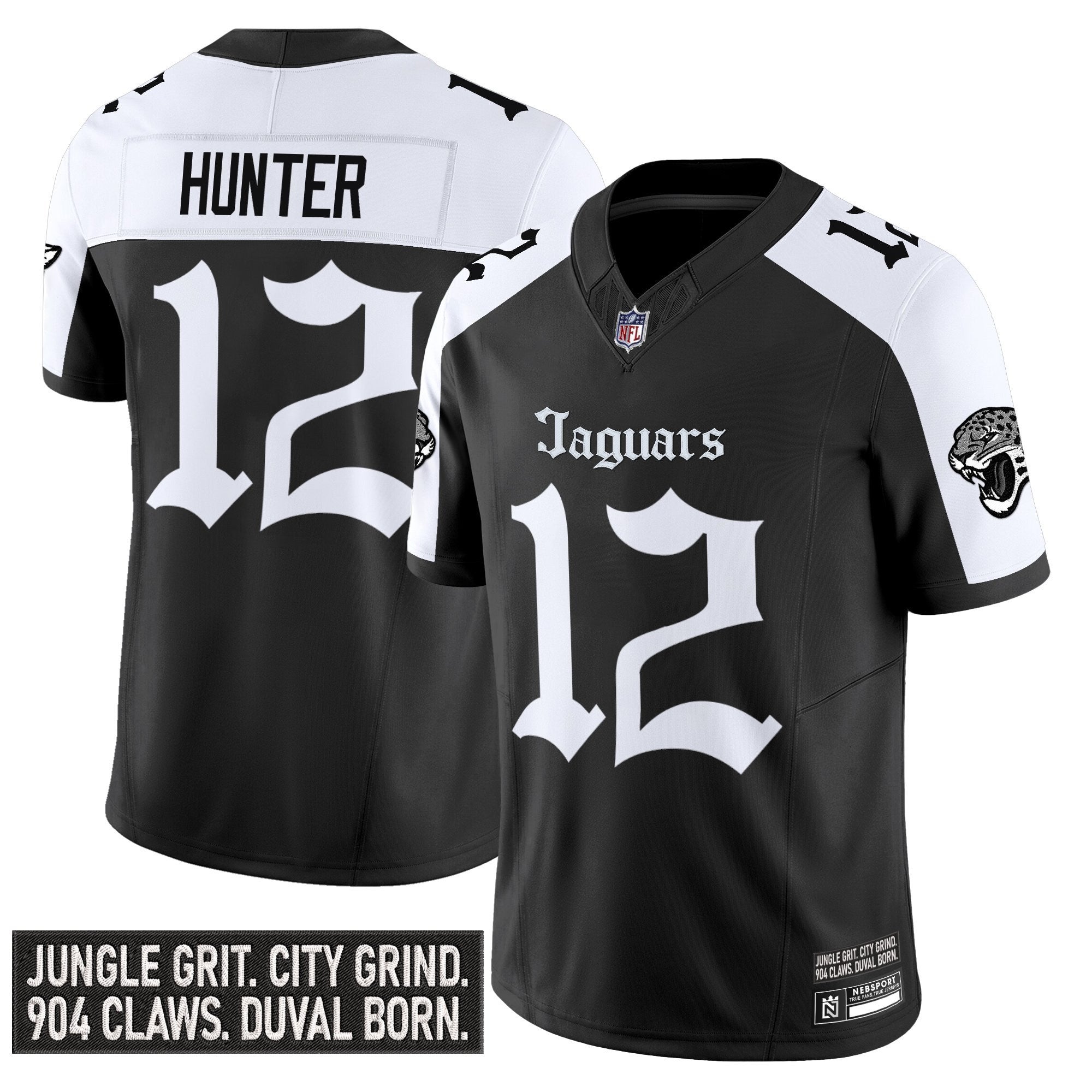Men's Jacksonville Jaguars 'Gothic Duvall Shadows Edition' Vapor Jersey - All Stitched