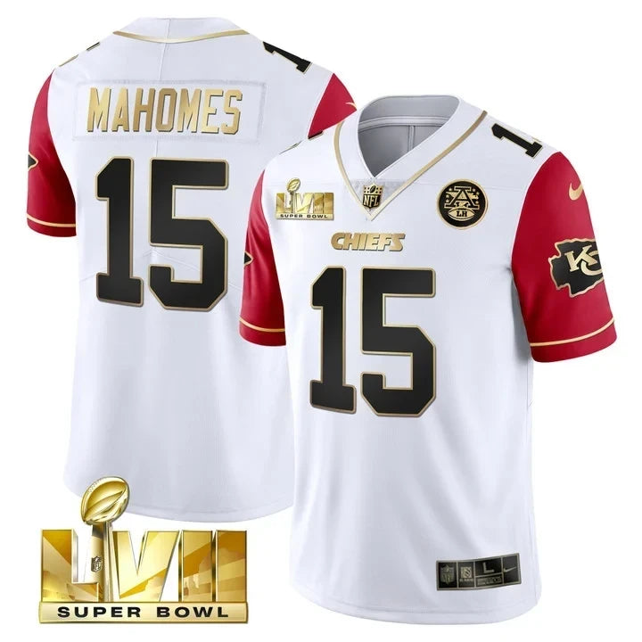 Men's Kansas City Chiefs Super Bowl Vapor Limited Jersey - All Stitched