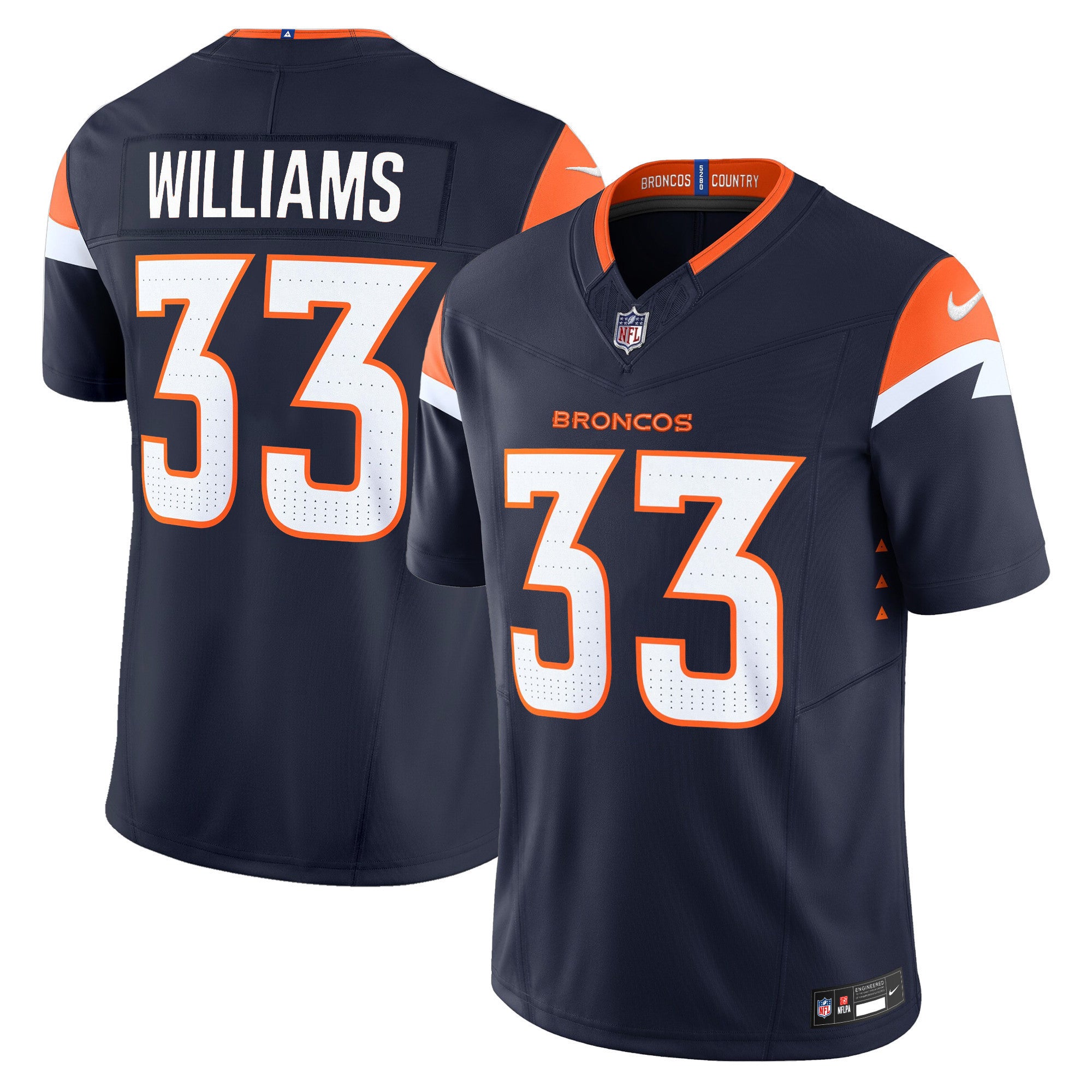 Men's Denver Broncos 2024 Vapor Limited Jersey - All Stitched