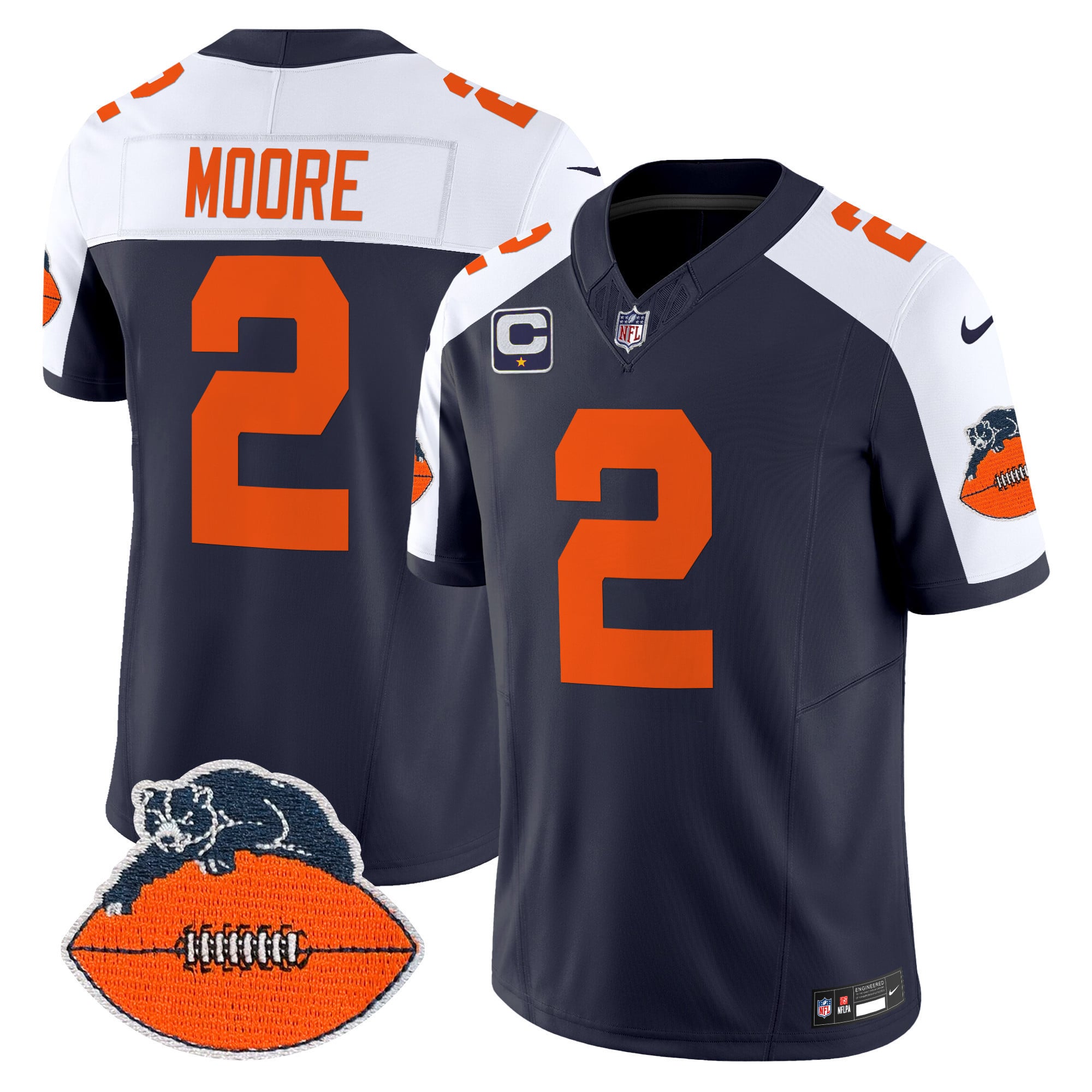 Men's Chicago Bears Throwback Vapor Limited Jersey - All Stitched