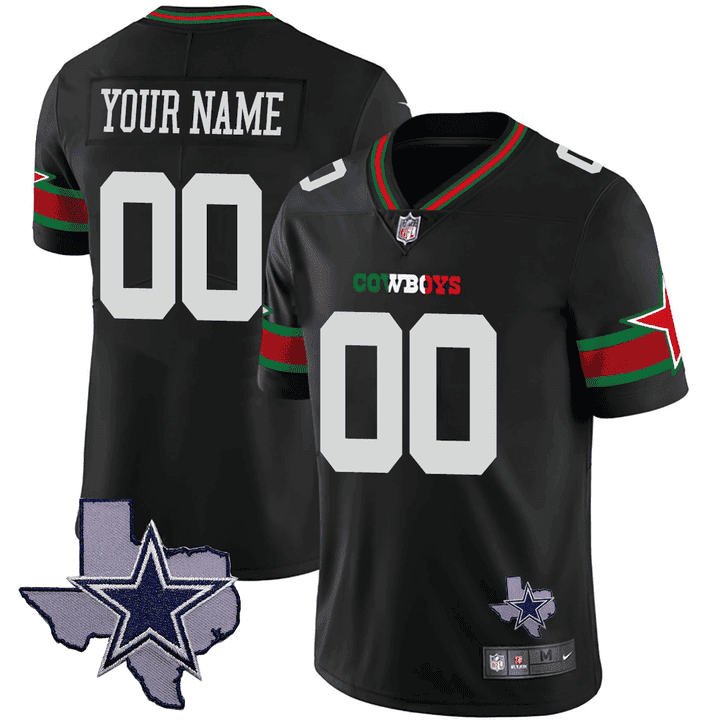 Custom Dallas Cowboys Limited Special Edition Jersey - All Stitched