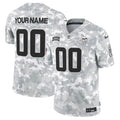 Minnesota Vikings 2024 Salute to Service Vapor Limited Custom Jersey - Arctic Camo - All Stitched