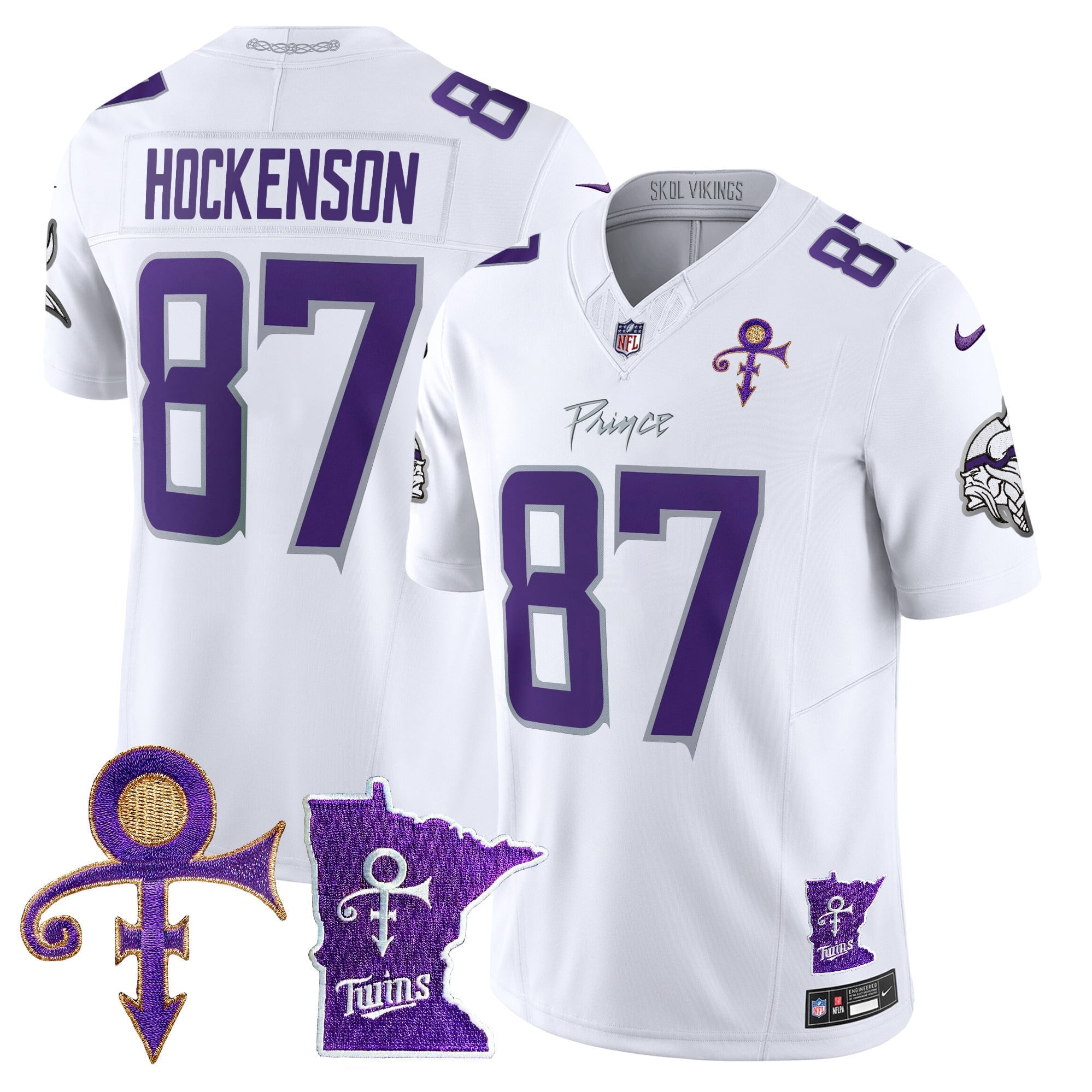 Men's Minnesota Vikings 2024 Prince Vapor Limited Jersey V2 - All Stitched