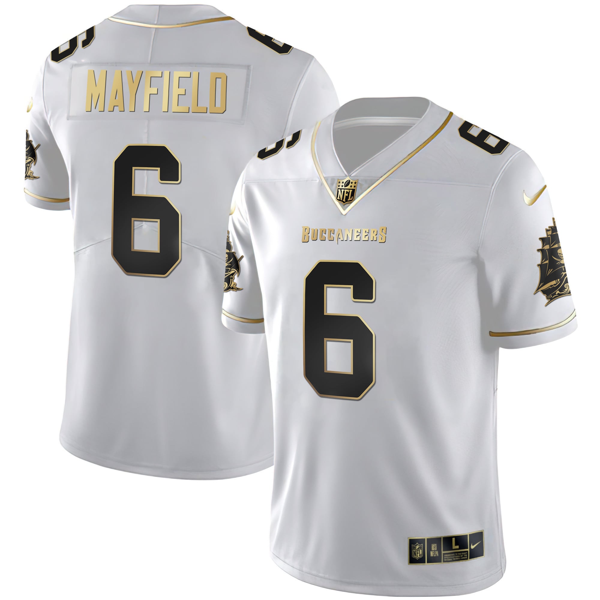 Men's Buccaneers Gold Vapor Jersey - All Stitched