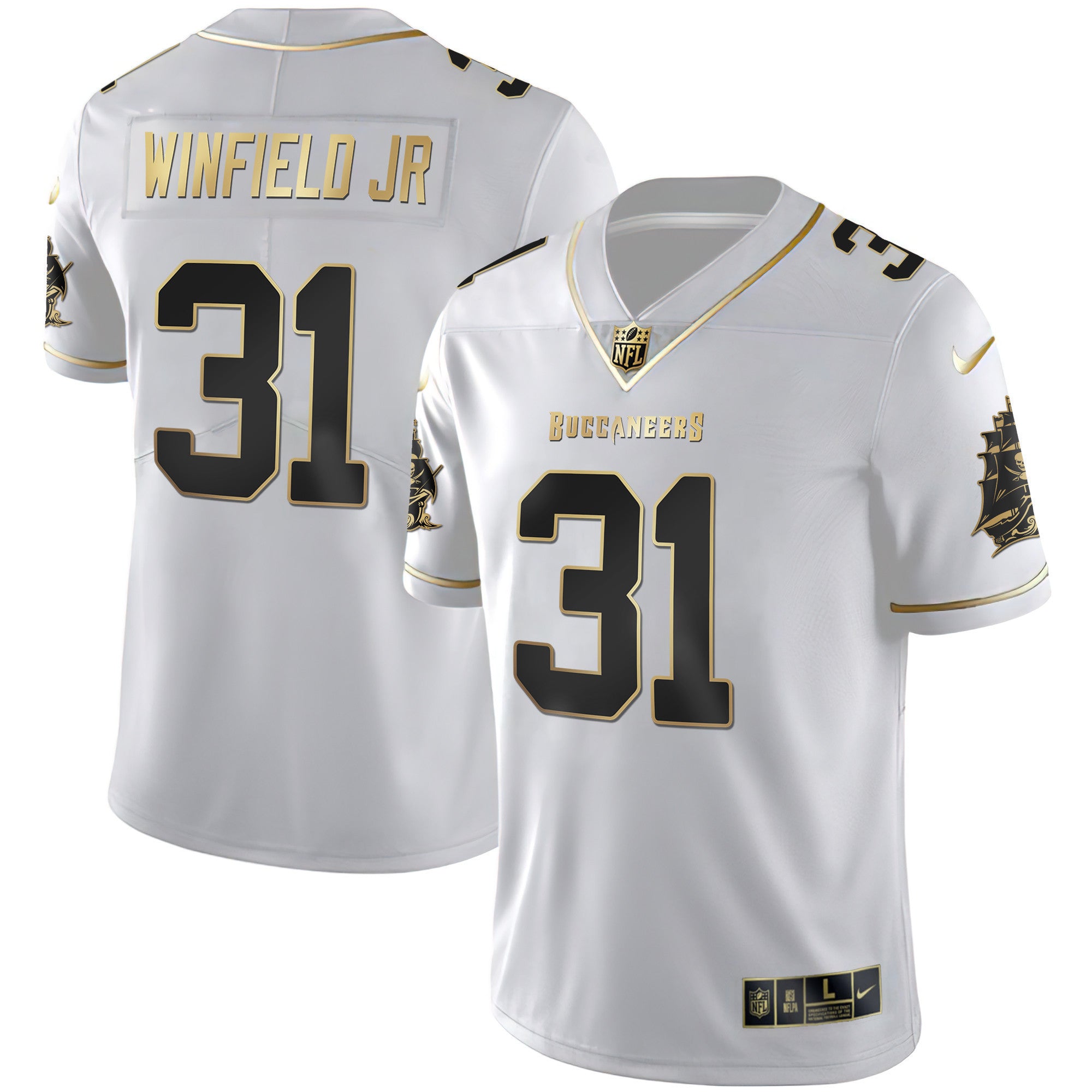 Men's Buccaneers Gold Vapor Jersey - All Stitched