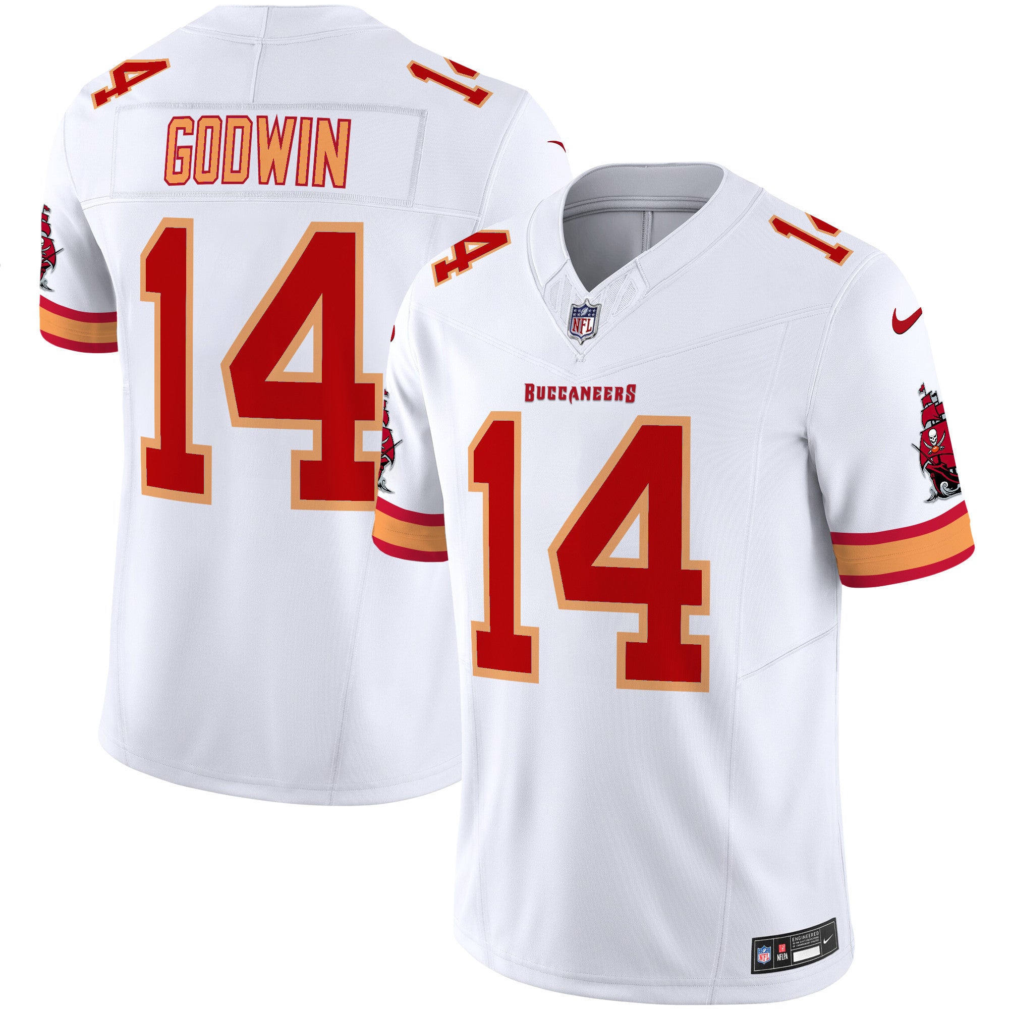 Men's Buccaneers Throwback Vapor Limited Jersey V3 - All Stitched