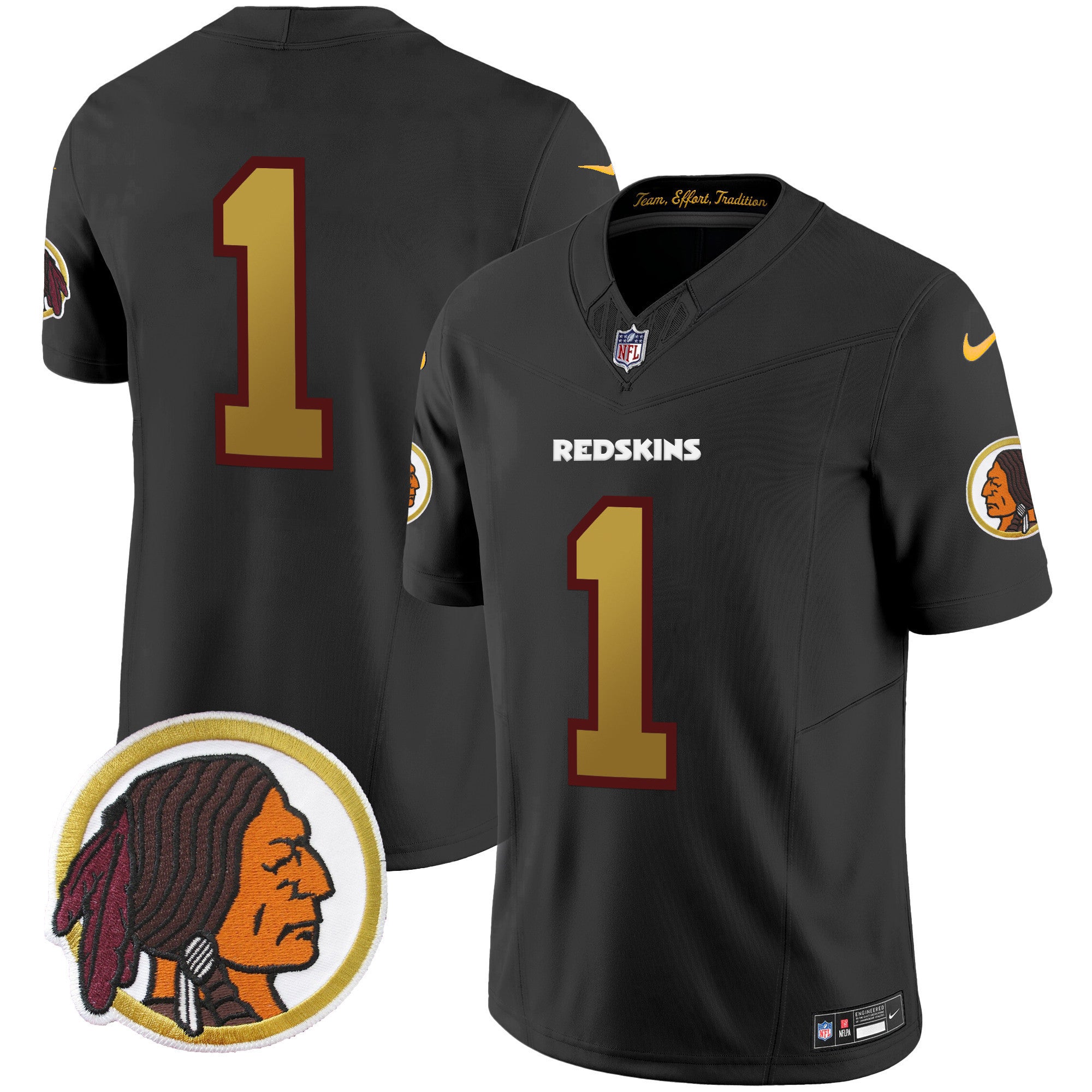 Men's Washington Redskins Throwback Vapor Limited Jersey - All Stitched