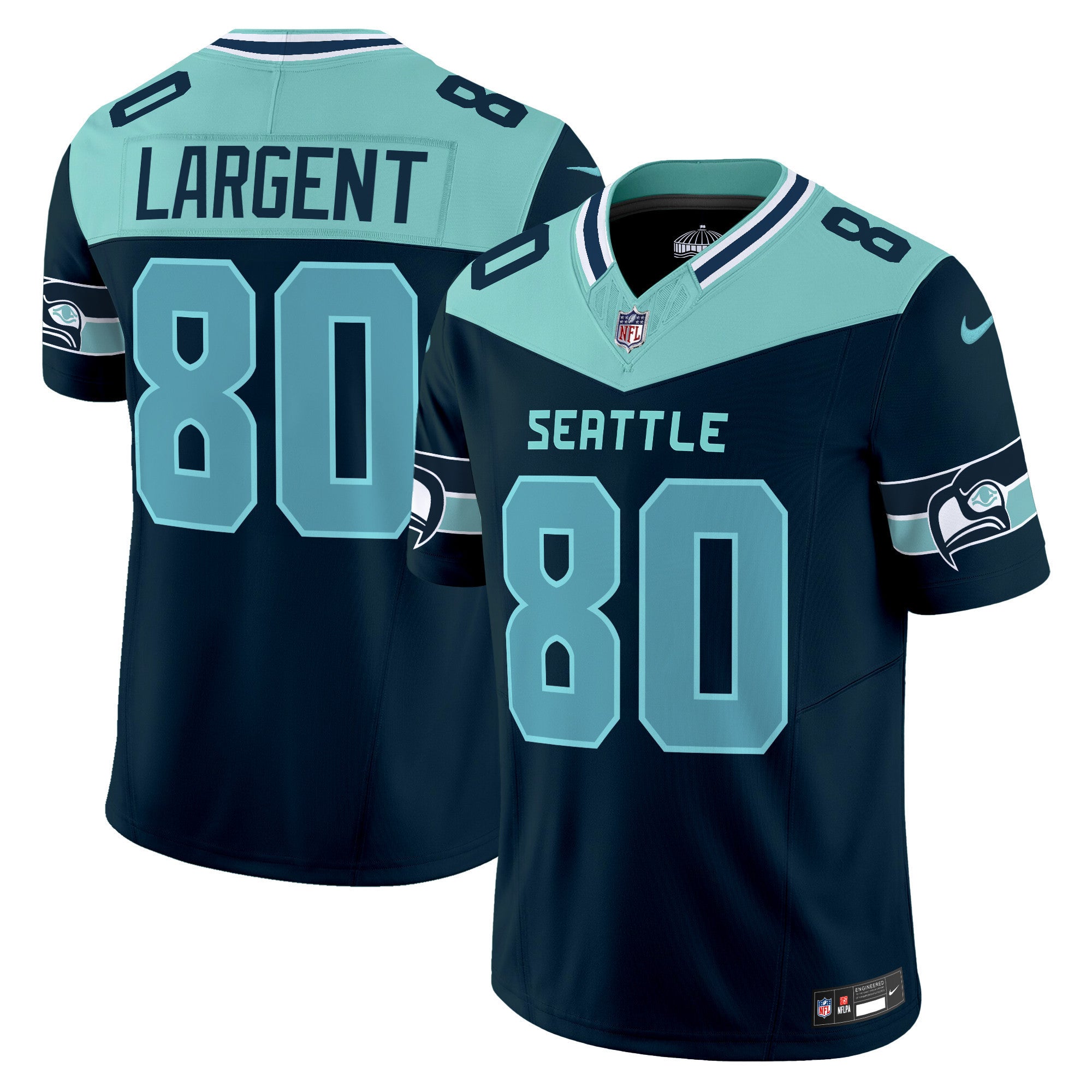 Men's Seahawks Seattle City Vapor Limited Jersey - All Stitched
