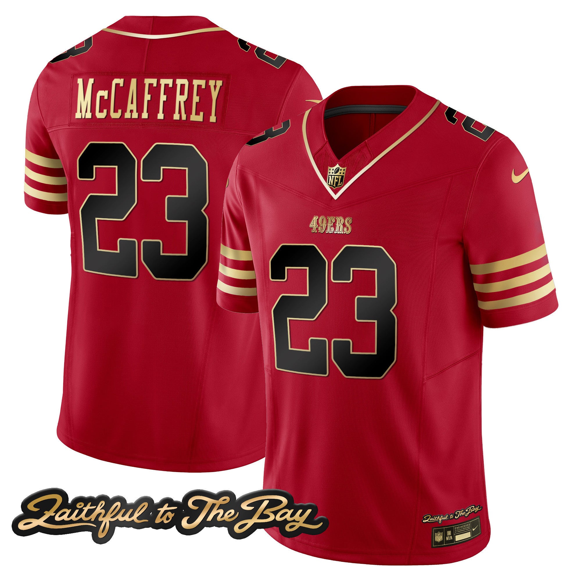 Men's 49ers Faithful To The Bay Patch Vapor Limited Jersey V3 - All Stitched