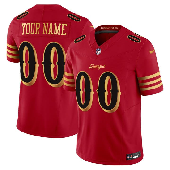Custom San Francisco 49ers 2025 “Rivalries” Vapor Limited Jersey V2 - All Stitched