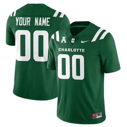 Charlotte 49ers Football 2025 Vapor Limited Custom Jersey - All Stitched