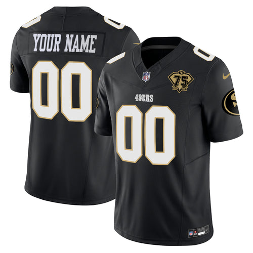 49ers Special Vapor Limited Custom Jersey - All Stitched