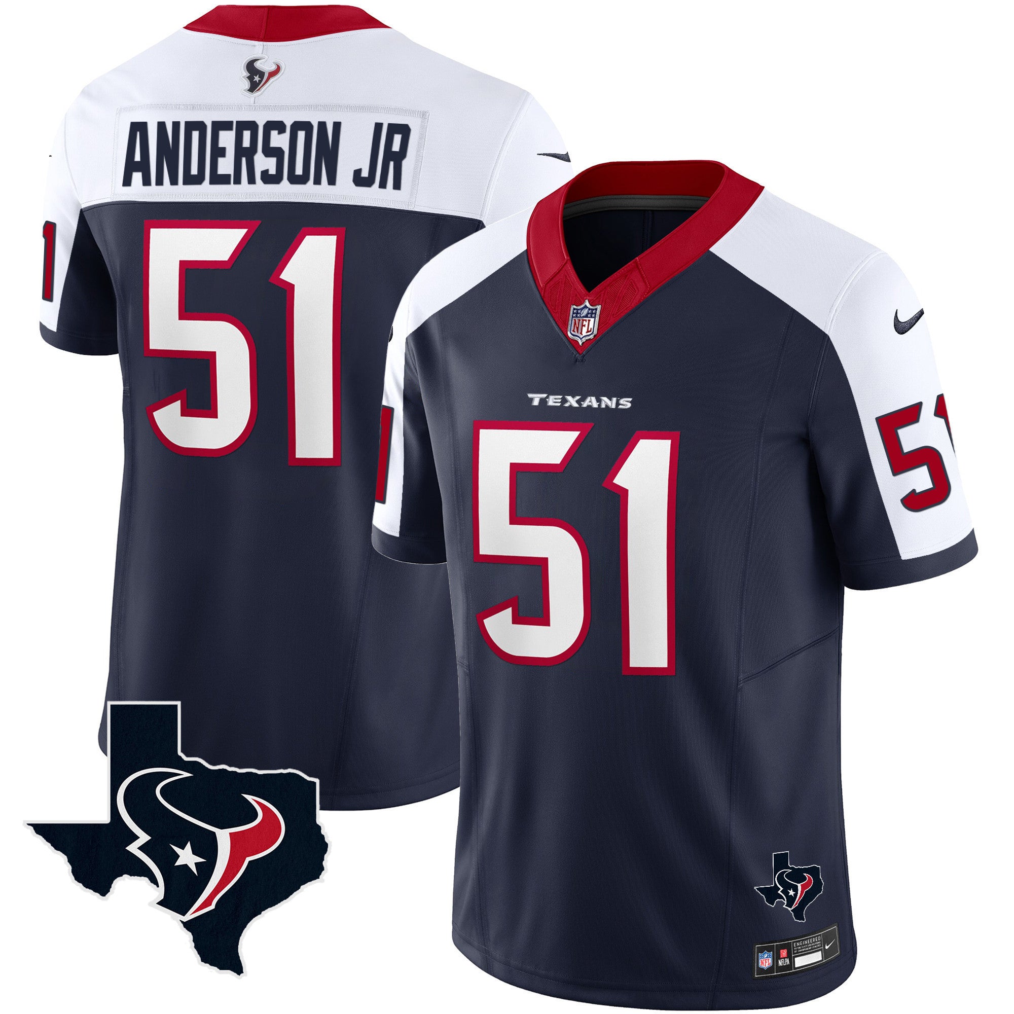 Men's Houston Texans Vapor Limited Jersey - All Stitched