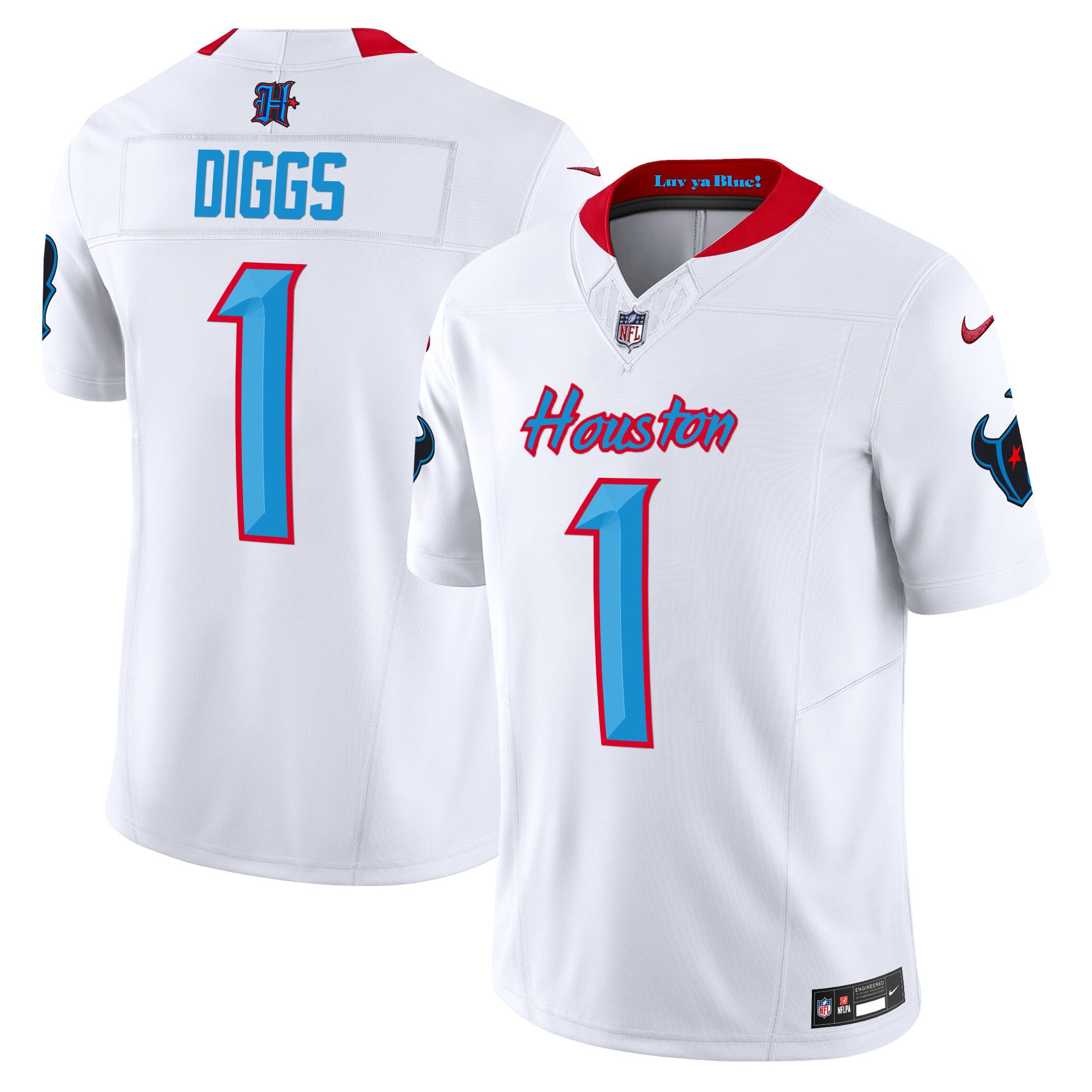 Men's Houston Texans 2024 Vapor Limited Jersey V4 - All Stitched