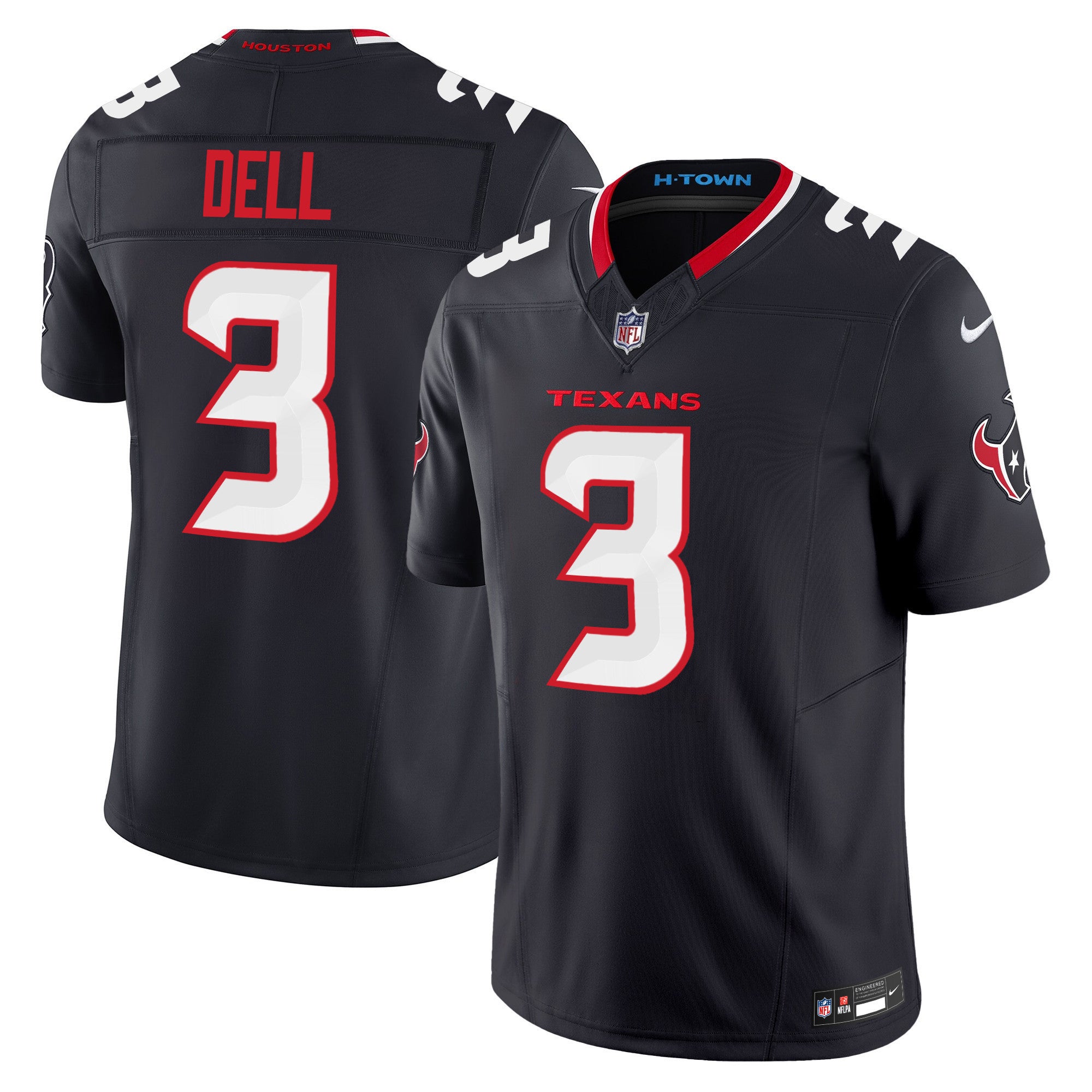 Men's Houston Texans 2024 Vapor Limited Jersey - All Stitched