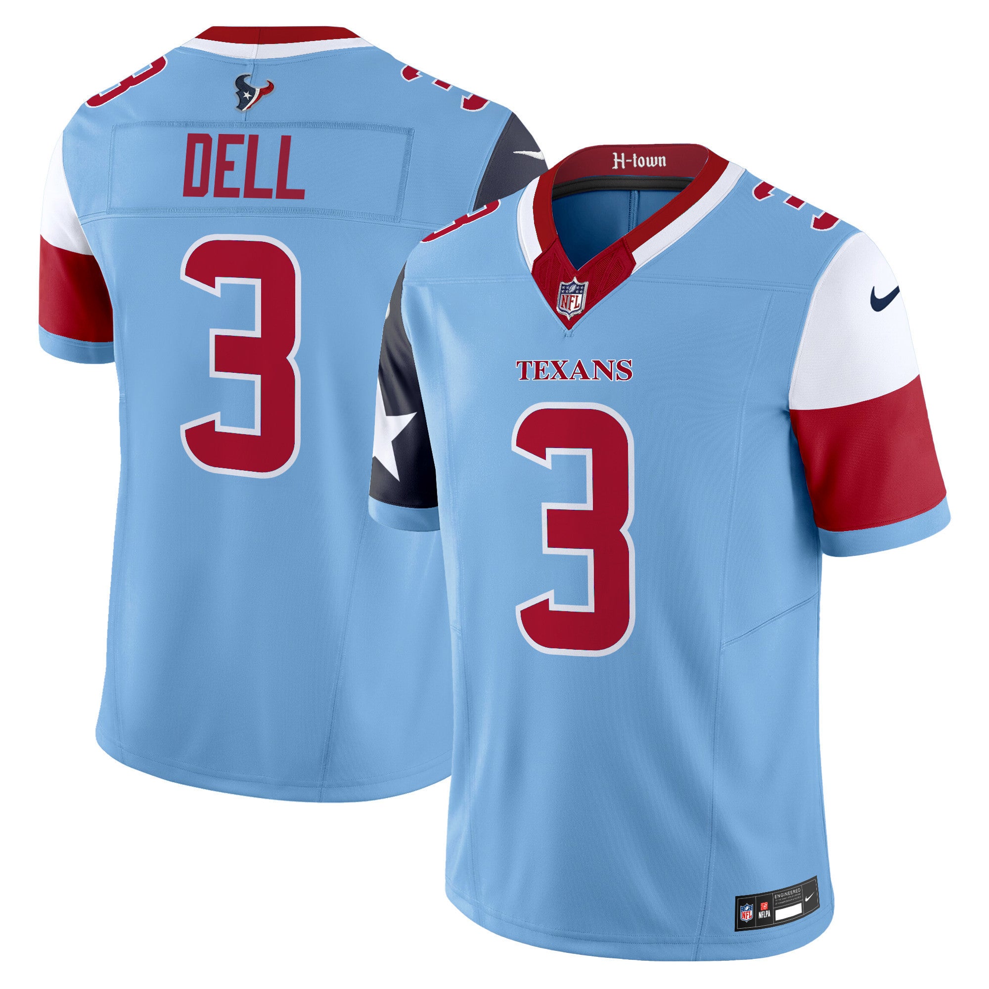 Men's Houston Texans 2024 Vapor Limited Jersey V5 - All Stitched