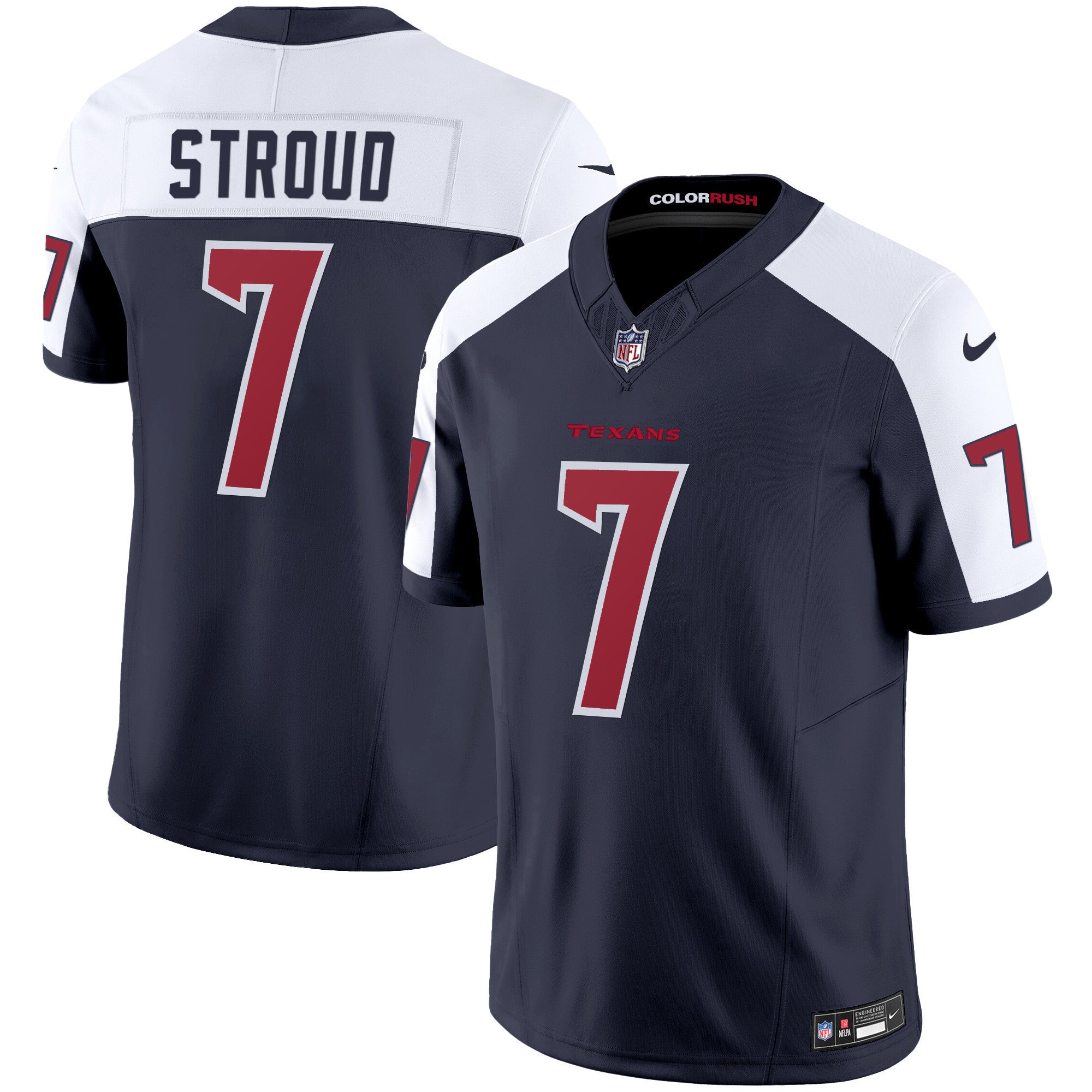 Men's Houston Texans Color Rush Legend Vapor Jersey - All Stitched