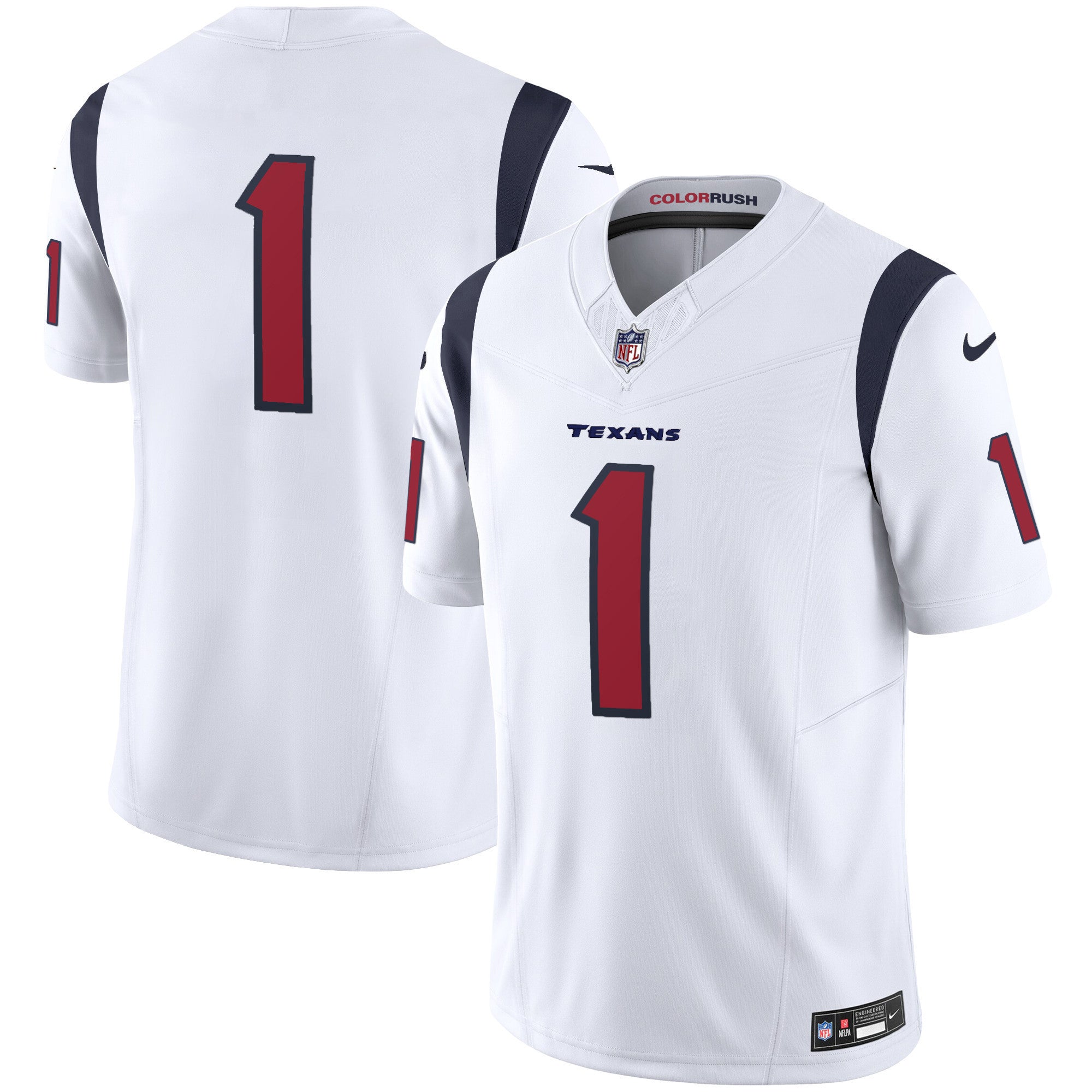 Men's Houston Texans Color Rush Legend Vapor Jersey - All Stitched
