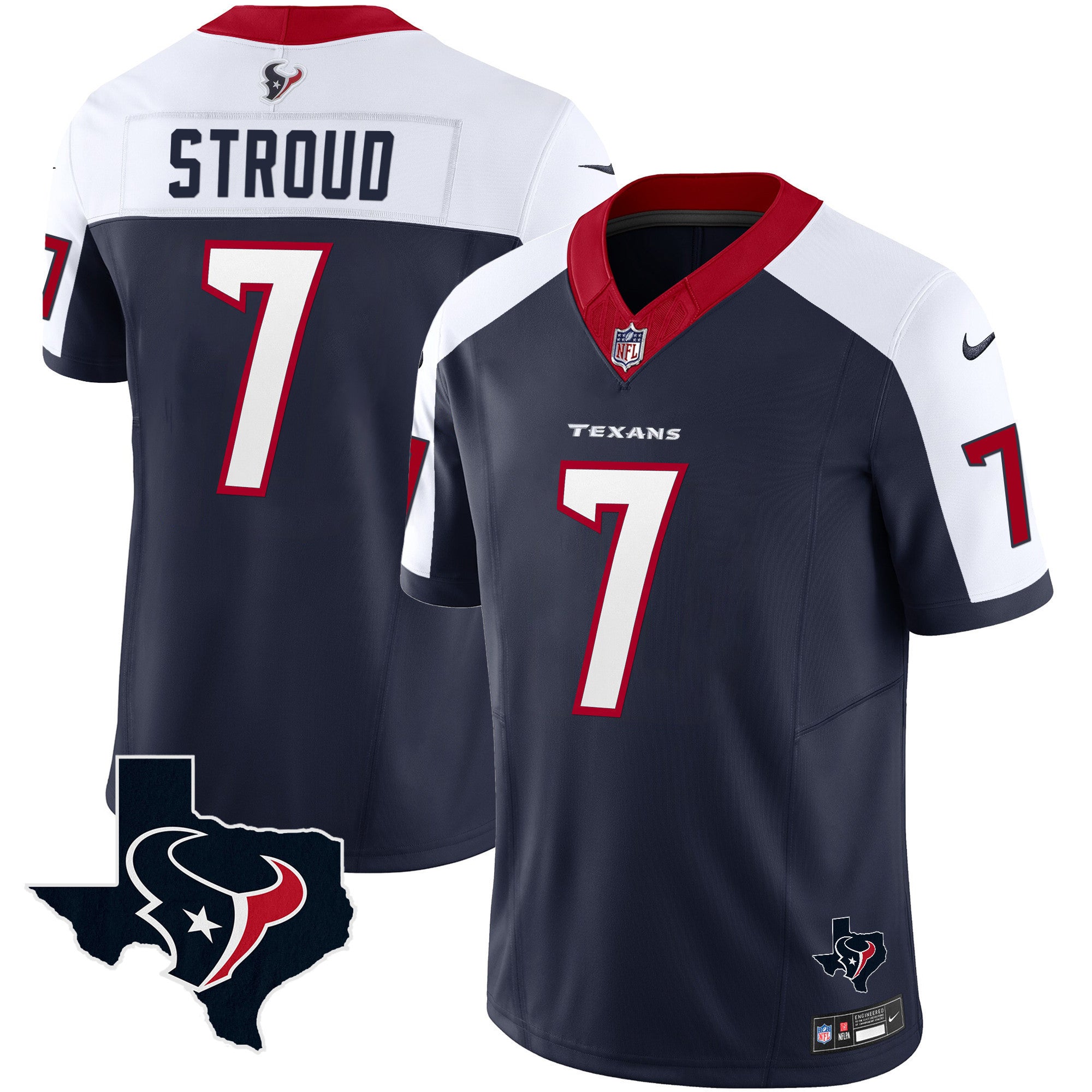 Men's Houston Texans Vapor Limited Jersey V8 - All Stitched
