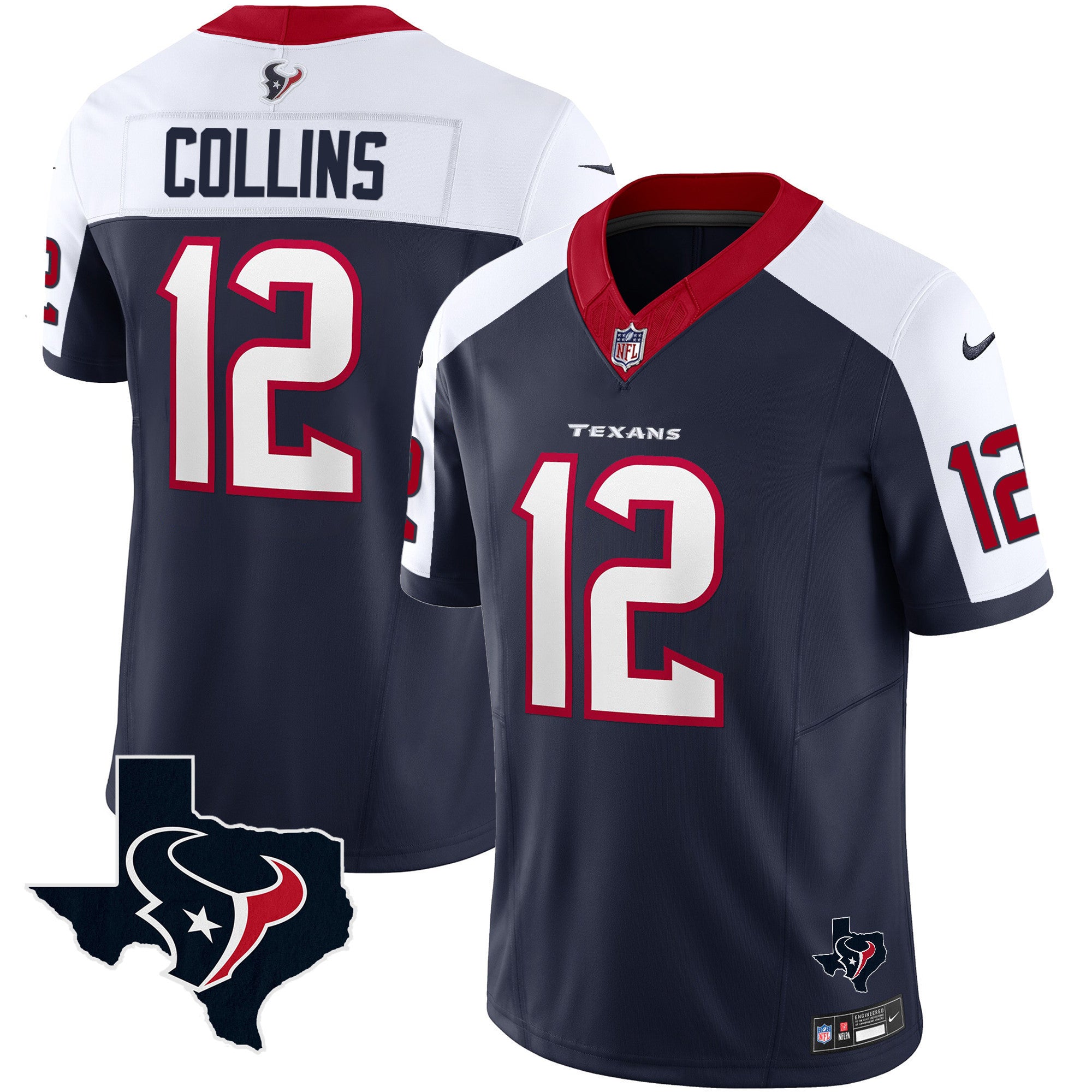 Men's Houston Texans Vapor Limited Jersey V8 - All Stitched