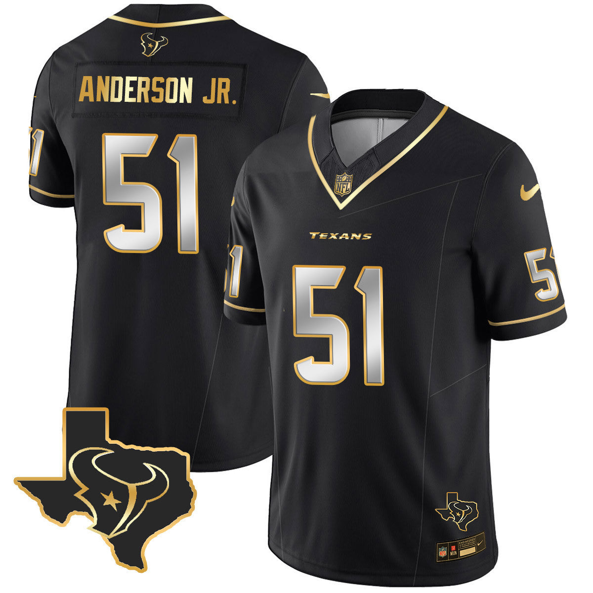 Men's Houston Texans Vapor Limited Jersey V8 - All Stitched