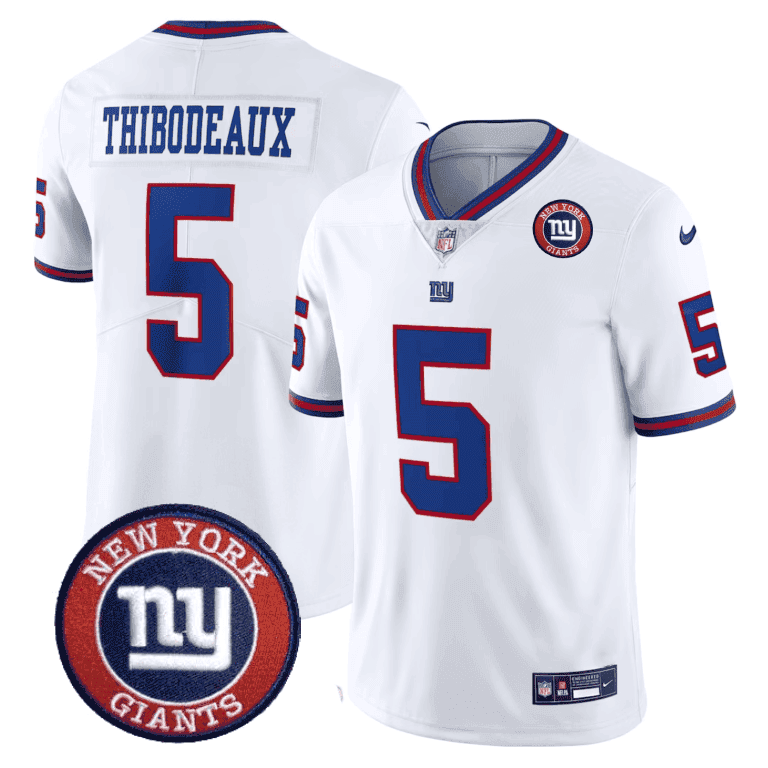 Men's Giants Logo Patch Limited Jersey - All Stitched