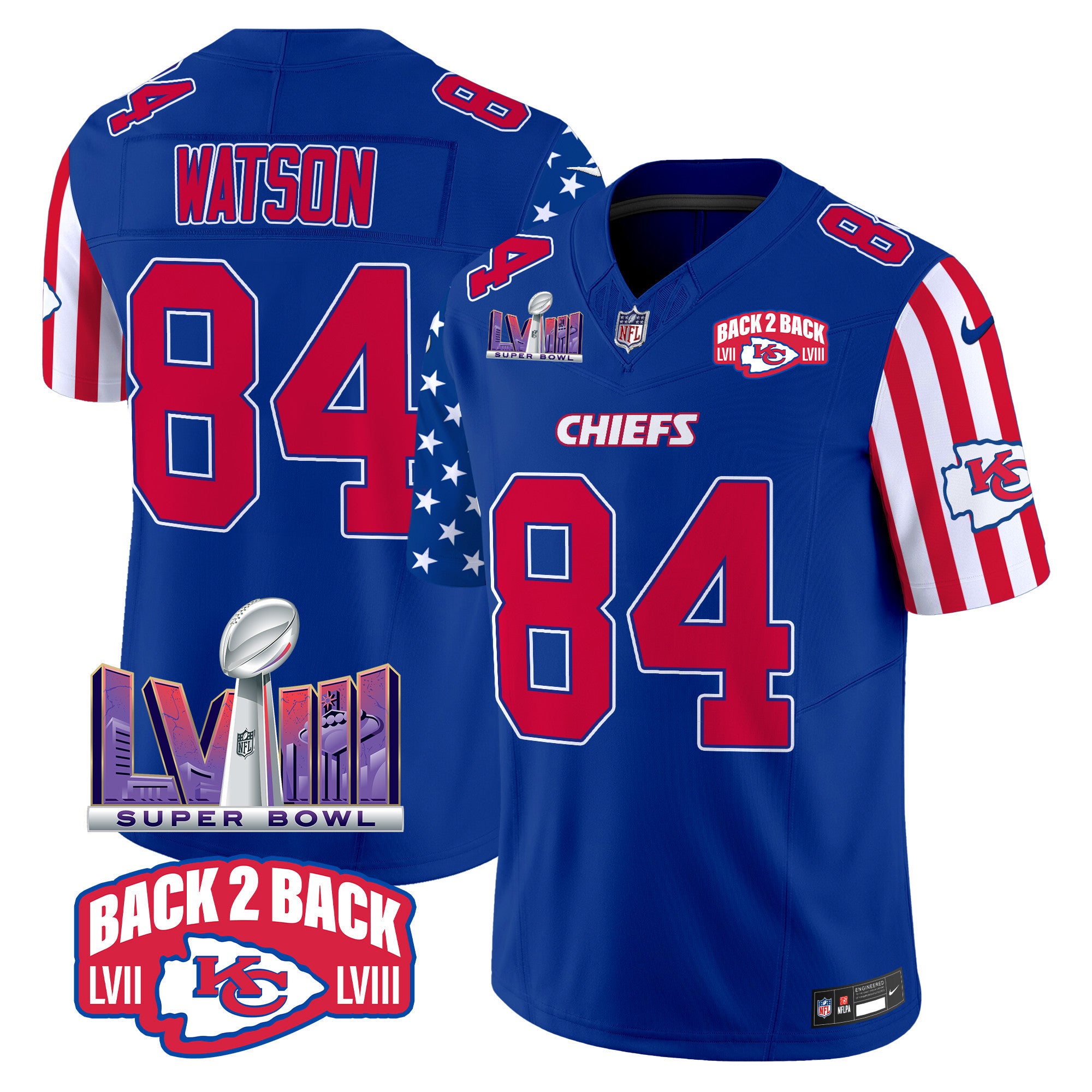 Men's Chiefs American Style Vapor Limited Jersey - All Stitched