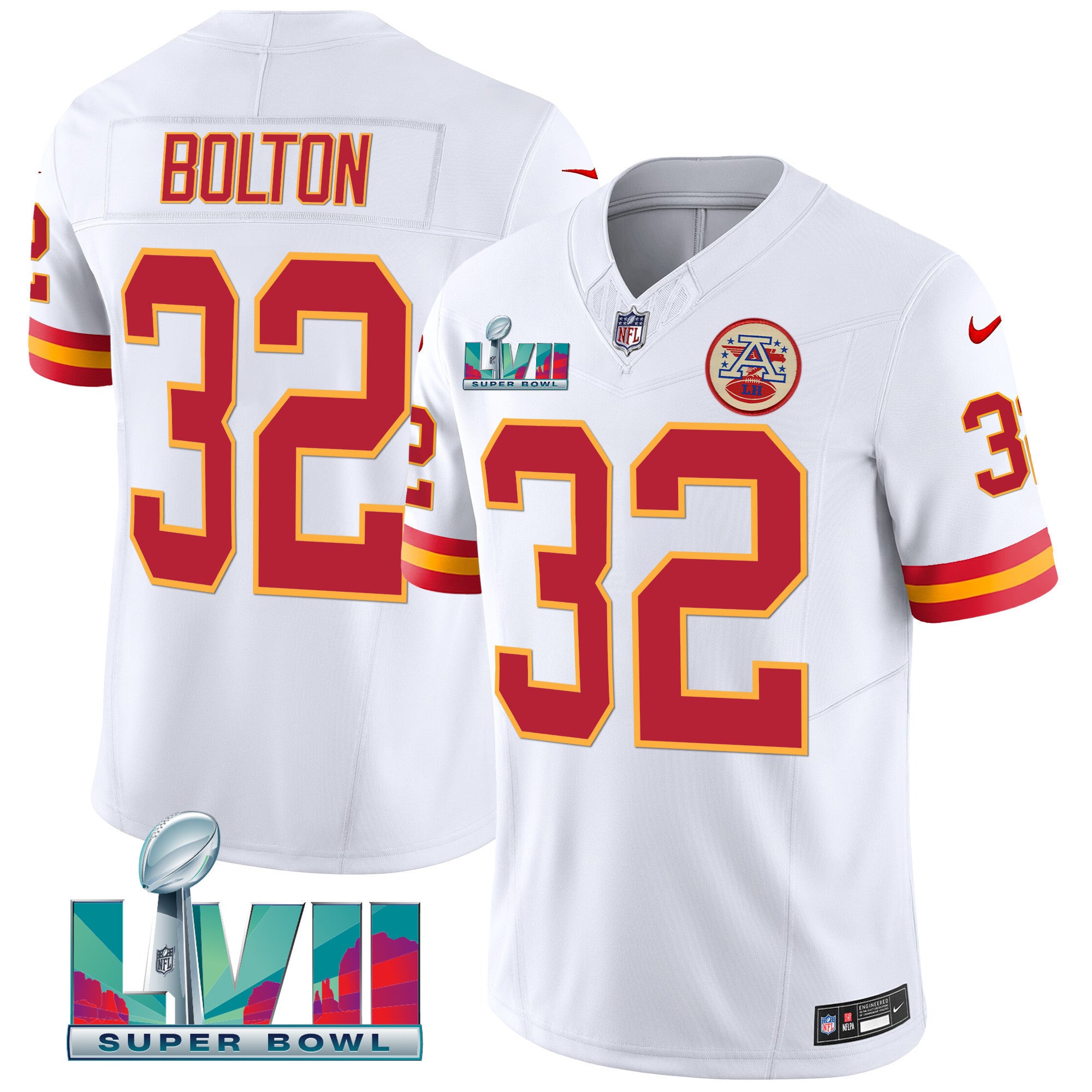 Men's Chiefs Throwback Limited Vapor Jersey - All Stitched