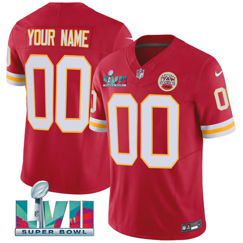 Chiefs Throwback Limited Vapor Custom Jersey - All Stitched