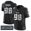 Men's Las Vegas Raiders 'Gothic Silver State Edition' Vapor Limited Jersey - All Stitched