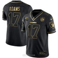 MEN'S LAS VEGAS RAIDERS RAIDER4LIFE PATCH WHITE GOLD AND BLACK GOLD JERSEY - ALL STITCHED