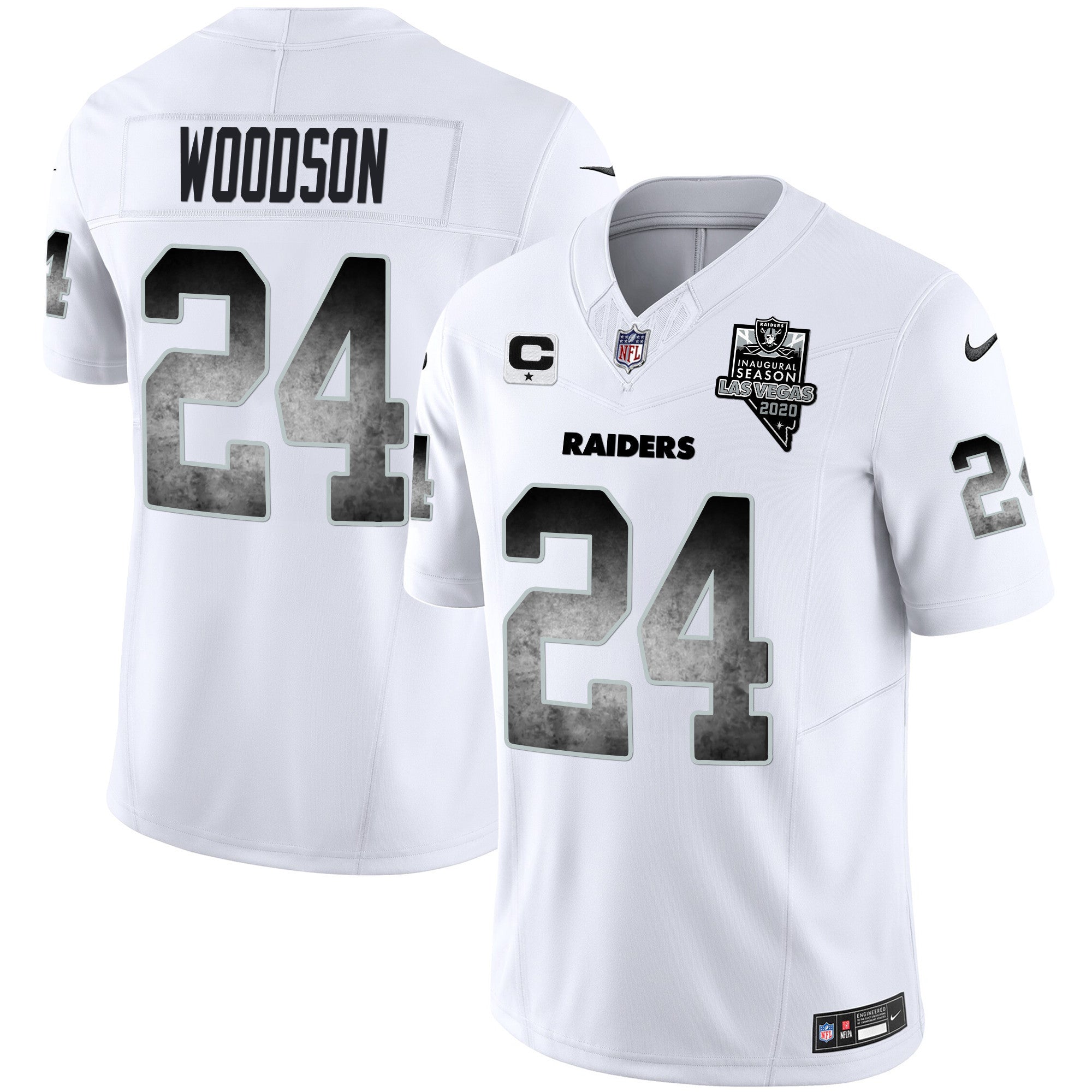 Men's Raiders Arch Smoke Vapor Jersey - All Stitched