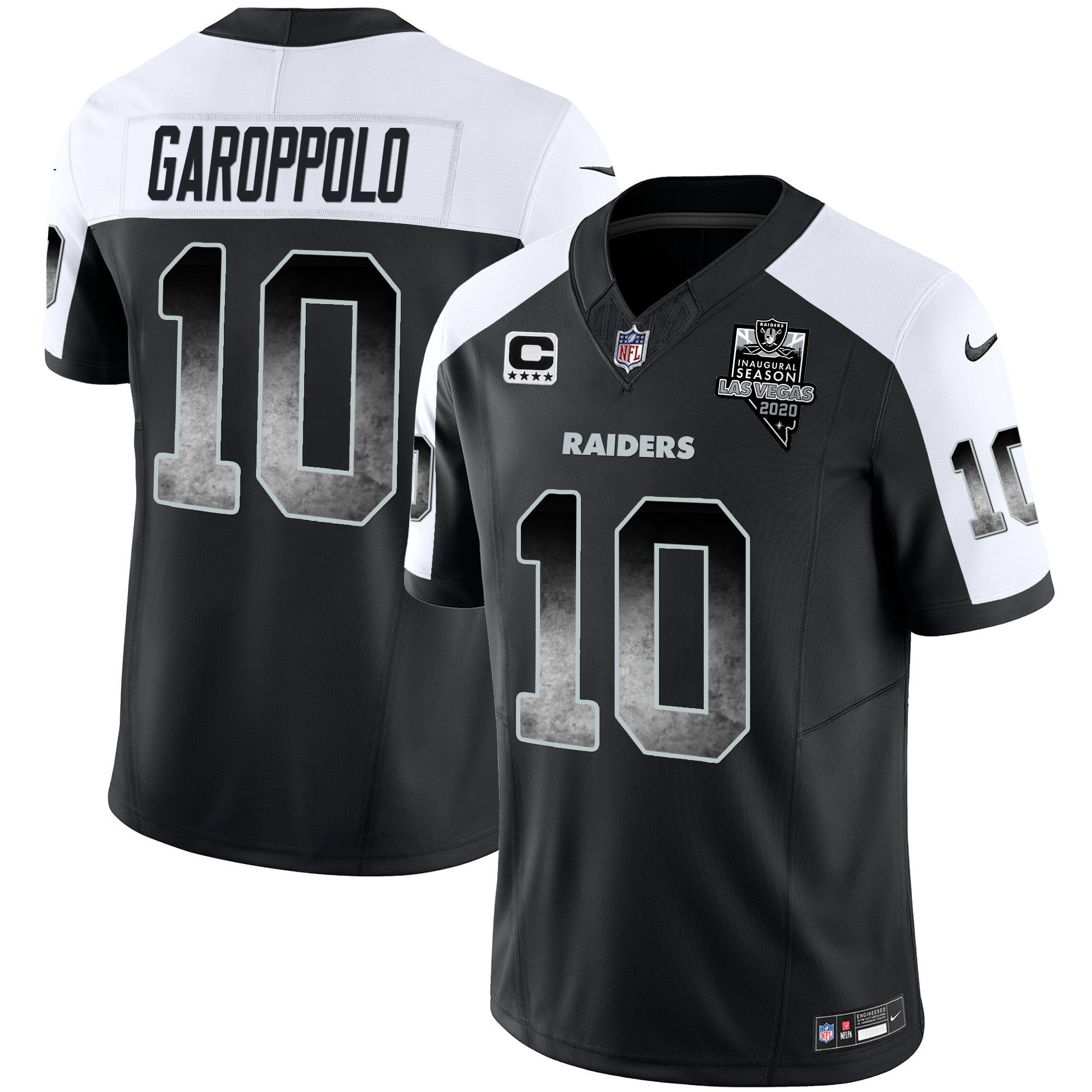 Men's Raiders Arch Smoke Vapor Jersey - All Stitched