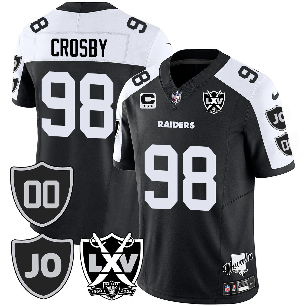 Men's Raiders Vapor Limited Jersey - All Stitched - Honor Jim Otto