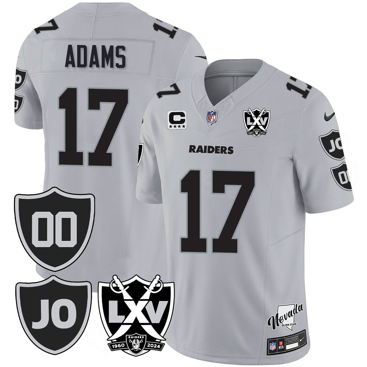 Men's Raiders Vapor Limited Jersey - All Stitched - Honor Jim Otto