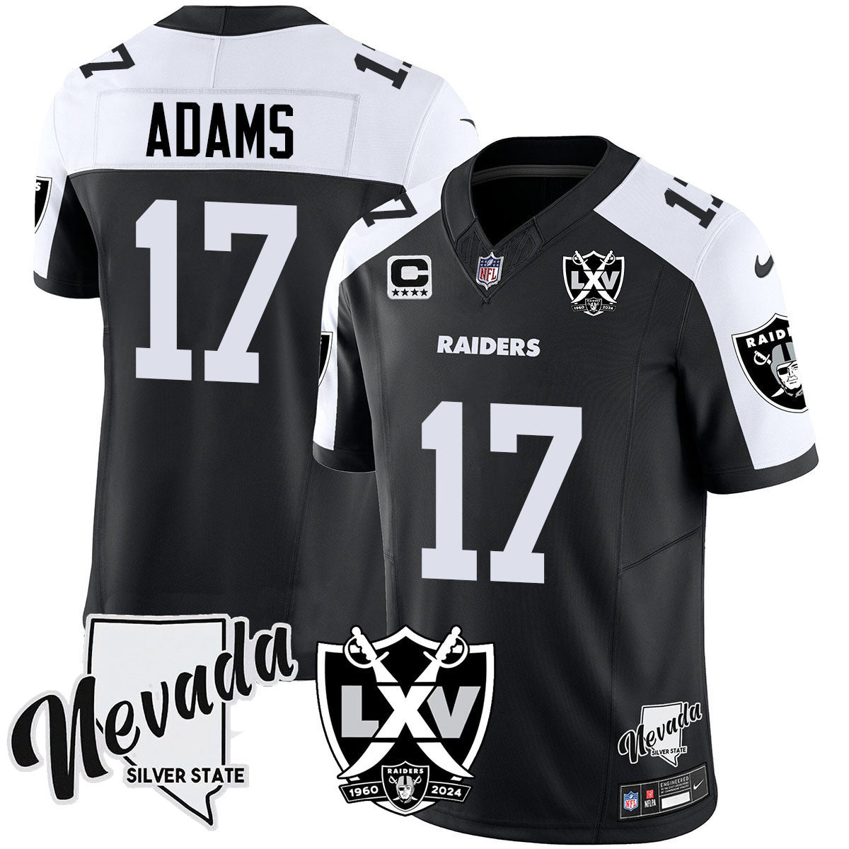 Men's Raiders 2024 Vapor Limited Jersey - 65th Anniversary - All Stitched