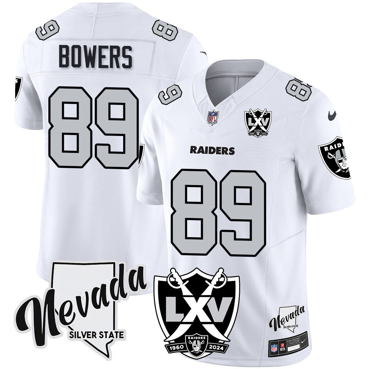 Men's Raiders 2024 Vapor Limited Jersey - 65th Anniversary - All Stitched